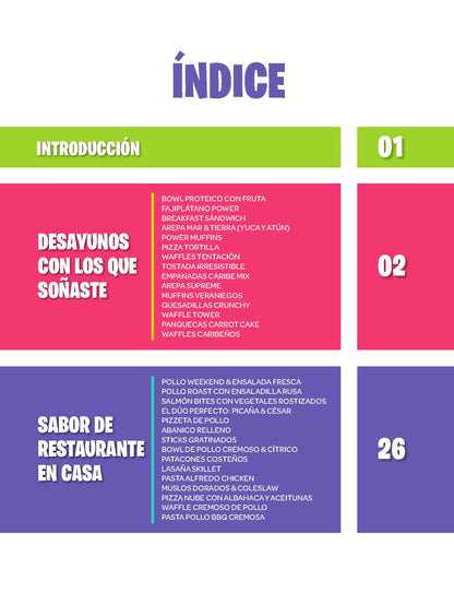 Recetas para los fines de semana