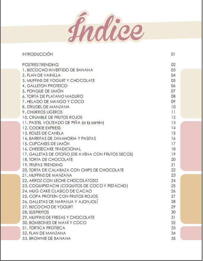 Postres Saludables