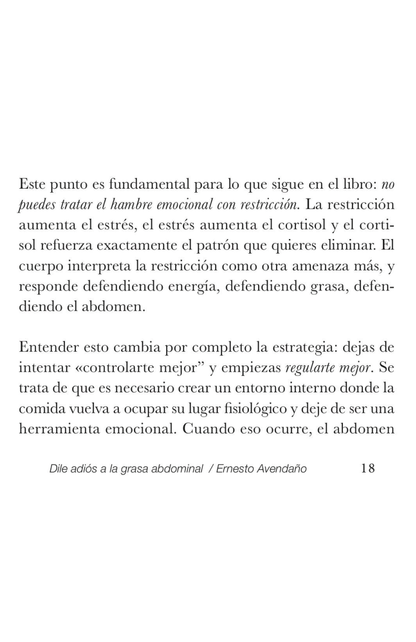 Dile Adiós a la Grasa Abdominal (Libro Digital)